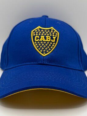 Boca Juniors Argentina Soccer Futbol CABJ Adjustable Adults Blue Hat Cap
